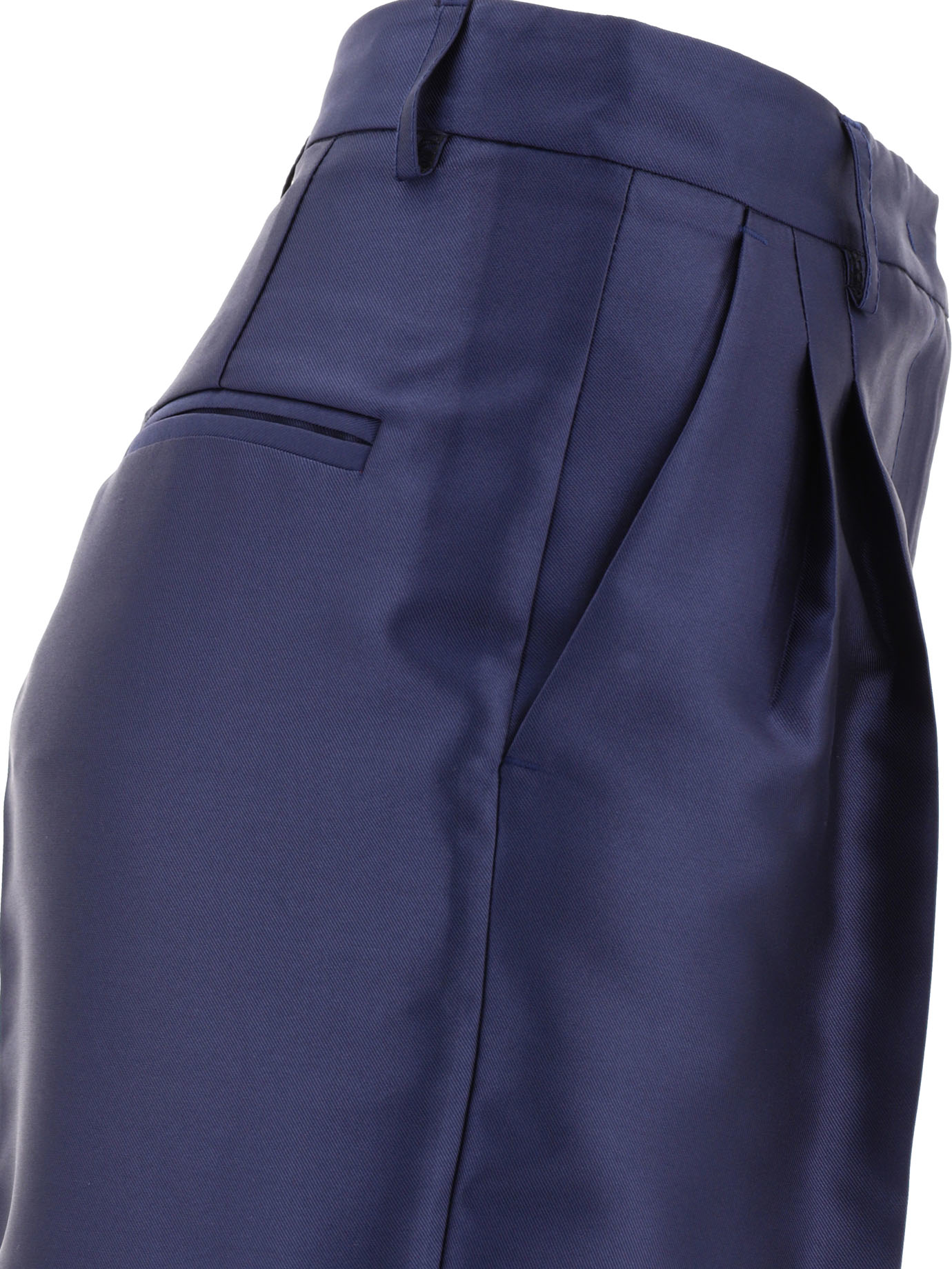 F.IT Blue Pleated trousers